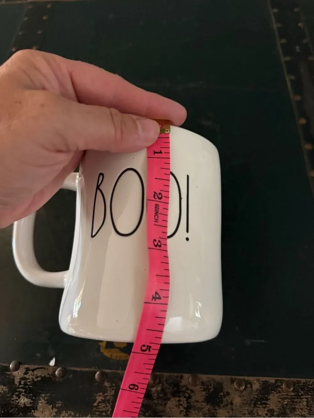 Rae Dunn Double Sided Mug Monsters Inc Disney Pixar Sully Mike BOO! White Purple